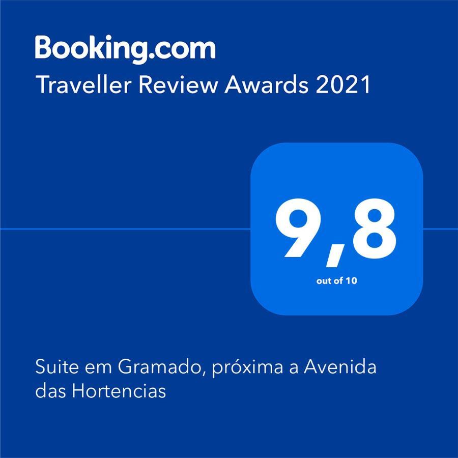 Suite Em Gramado, Proxima A Avenida Das Hortencias Eksteriør billede