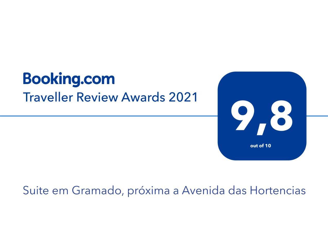 Suite Em Gramado, Proxima A Avenida Das Hortencias Eksteriør billede
